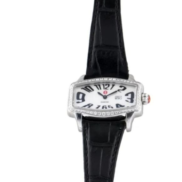 Michele Diamond Watch rare Mother of pearl face Like New - Picture 2 of 5